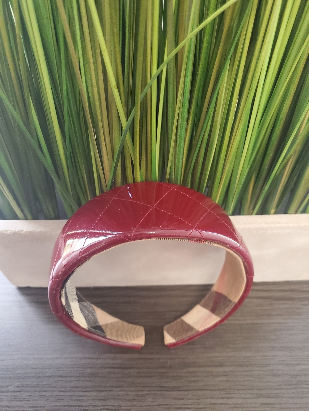 BURBERRY Red Headband